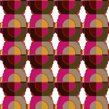 Kusursuz geometrik süs deseni. Vektör illüstrasyonu 