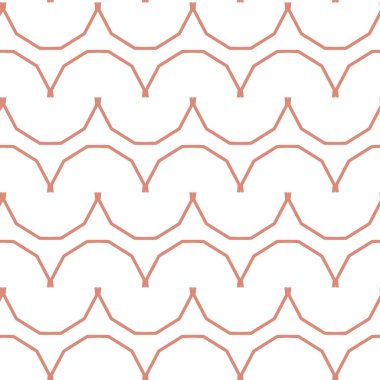 Kusursuz geometrik süs deseni. Vektör illüstrasyonu 