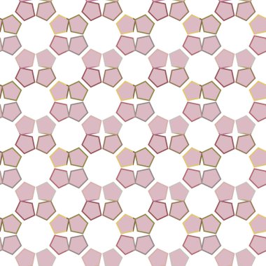 Soyut illüzyon arka planı. Kusursuz geometrik süslemeli görüntü