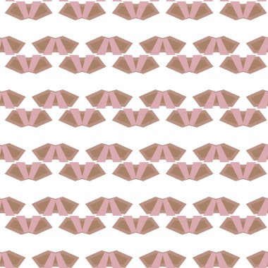 Dikensiz geometrik süslemeli görüntü. Soyut illüzyon arka planı