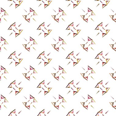 Soyut illüzyon arka planı. Kusursuz geometrik süslemeli görüntü