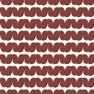 Kusursuz geometrik süs deseni. Vektör illüstrasyonu 