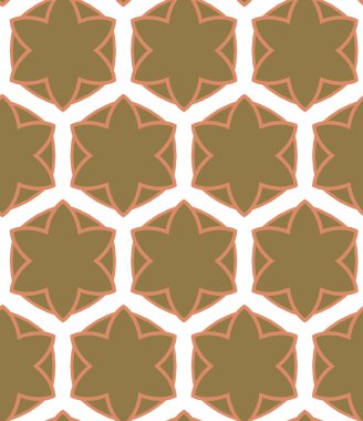 Geometrik şekilli kusursuz desen. vektör illüstrasyonu