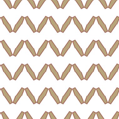 Kusursuz geometrik süs deseni. Vektör illüstrasyonu 