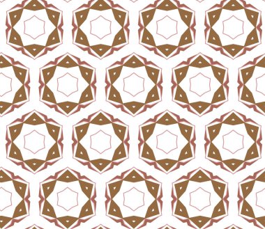 Kusursuz geometrik süs deseni. Vektör illüstrasyonu 