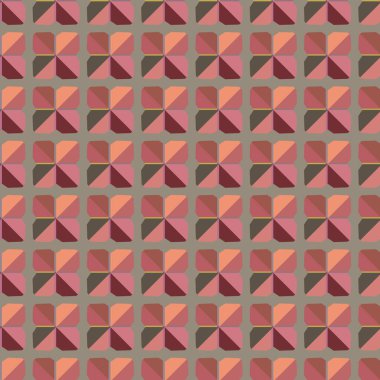 Soyut illüzyon arka planı. Kusursuz geometrik süslemeli görüntü