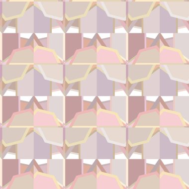 Kusursuz geometrik süs deseni. Vektör illüstrasyonu 