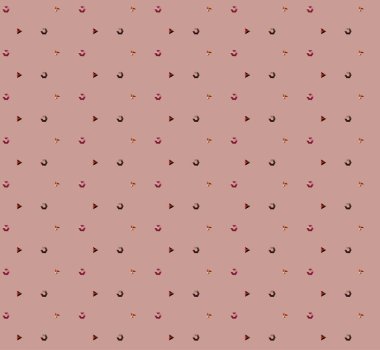 Dikensiz geometrik süslemeli görüntü. Soyut illüzyon arka planı