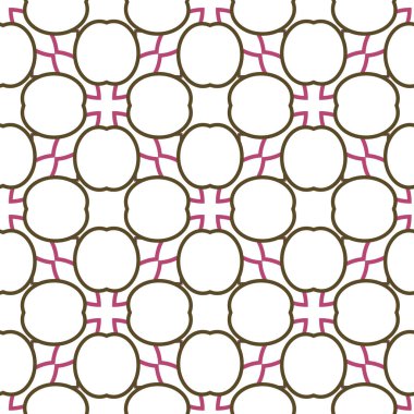 Kusursuz geometrik süs deseni. Vektör illüstrasyonu 