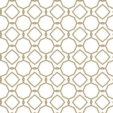 Kusursuz geometrik süs deseni. Vektör illüstrasyonu 