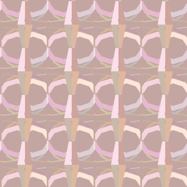 Kusursuz geometrik süs deseni. Vektör illüstrasyonu 