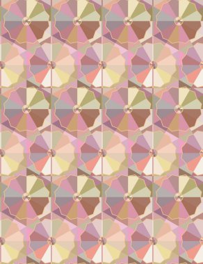 Kusursuz geometrik süs deseni. Vektör illüstrasyonu 