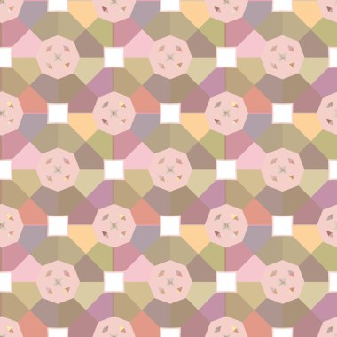 Kusursuz geometrik süs deseni. Vektör illüstrasyonu 