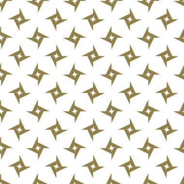 Kusursuz geometrik süs deseni. Vektör illüstrasyonu 