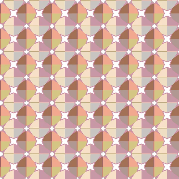 シームレスな幾何学装飾パターンの映像 アブストラクト幻想背景 — ストックベクタ