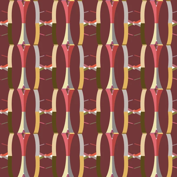 Modern geometrik vektör tasarımı, kusursuz desen çizimi