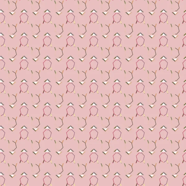 Kusursuz geometrik süs deseni. Vektör illüstrasyonu 