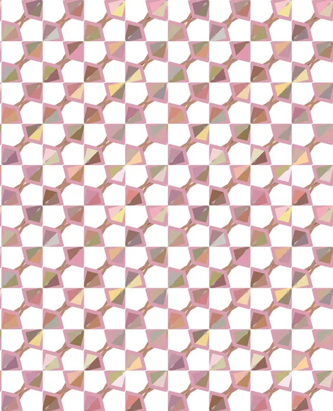 Geometrik şekilli kusursuz desen. vektör illüstrasyonu