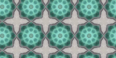 Geometrik şekilli kusursuz desen.