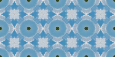 Geometrik şekilli kusursuz desen vektör çizimi