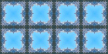 geometrik şekilli kusursuz soyut desen