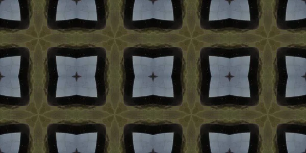 Creative Seamless Kaleidoscope Wallpaper Background Copy Space — Stock Photo, Image
