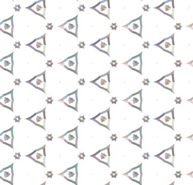 Geometrik şekilli kusursuz desen vektör çizimi