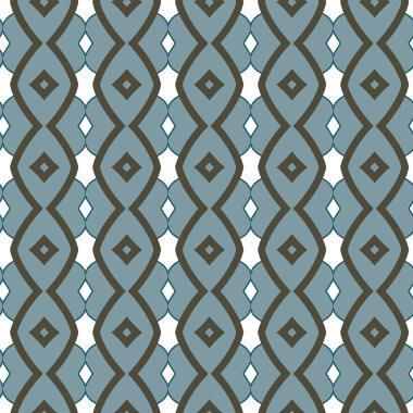 Geometrik şekilli kusursuz desen vektör çizimi