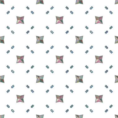 geometrik şekilli kusursuz desen