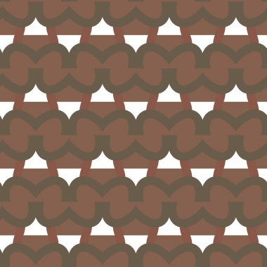 Geometrik şekilli kusursuz desen vektör çizimi