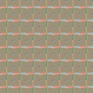 Geometrik şekilli kusursuz desen vektör çizimi