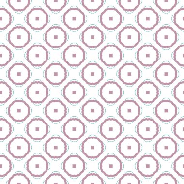 Geometrik şekilli kusursuz desen vektör çizimi