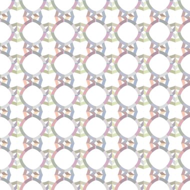 Geometrik şekilli kusursuz desen vektör çizimi