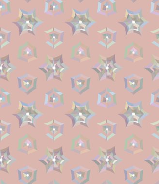 Geometrik şekilli kusursuz desen. vektör illüstrasyonu