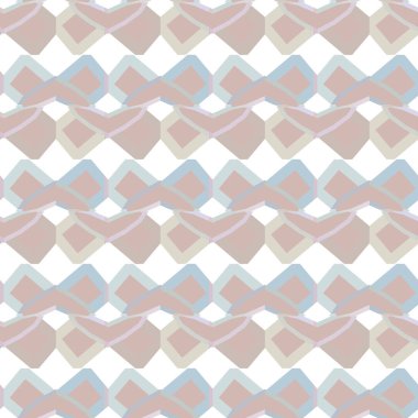 Geometrik şekilli kusursuz desen. vektör illüstrasyonu