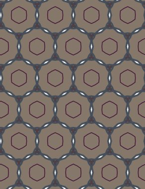 geometrik şekilli kusursuz desen