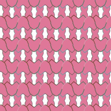 Geometrik şekilli kusursuz desen vektör çizimi