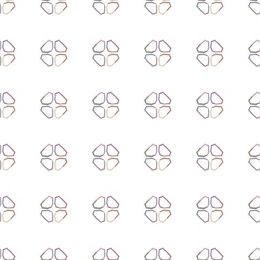 Geometrik şekilli kusursuz desen vektör çizimi