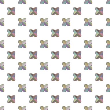 Geometrik şekilli kusursuz desen vektör çizimi