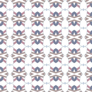 Geometrik şekilli kusursuz desen vektör çizimi