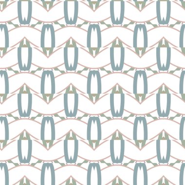 Geometrik şekilli kusursuz desen vektör çizimi