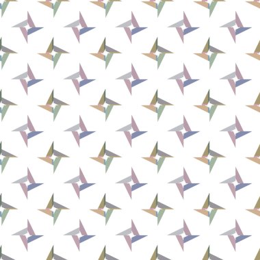 Geometrik şekilli kusursuz desen vektör çizimi