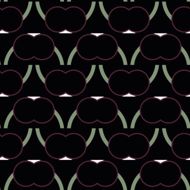 Geometrik şekilli kusursuz desen vektör çizimi