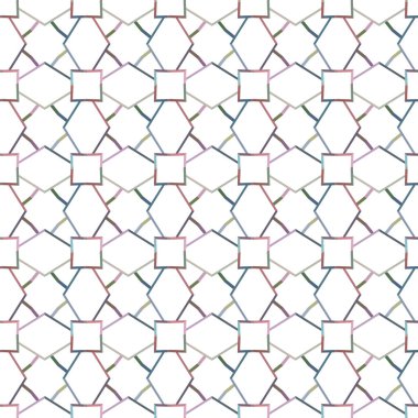 geometrik şekilli kusursuz desen