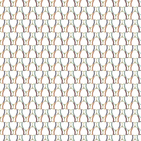 Бесшовный Рисунок Векторной Иллюстрацией Геометрических Фигур — стоковый вектор