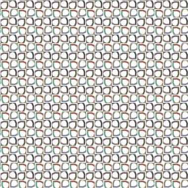 Geometrik şekilli kusursuz desen. vektör illüstrasyonu