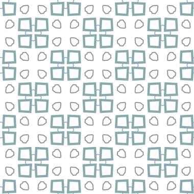 Geometrik şekilli kusursuz desen vektör çizimi