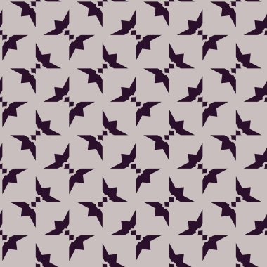 Geometrik şekilli kusursuz desen vektör çizimi