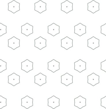 Geometrik şekilli kusursuz desen vektör çizimi