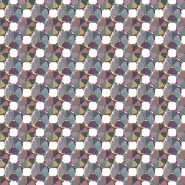 Geometrik şekilli kusursuz desen vektör çizimi